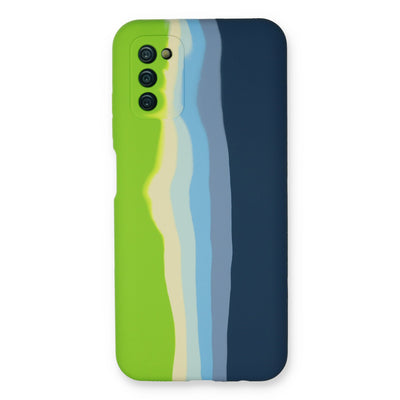 Newface Samsung Galaxy A03S Kılıf Ebruli Lansman Silikon