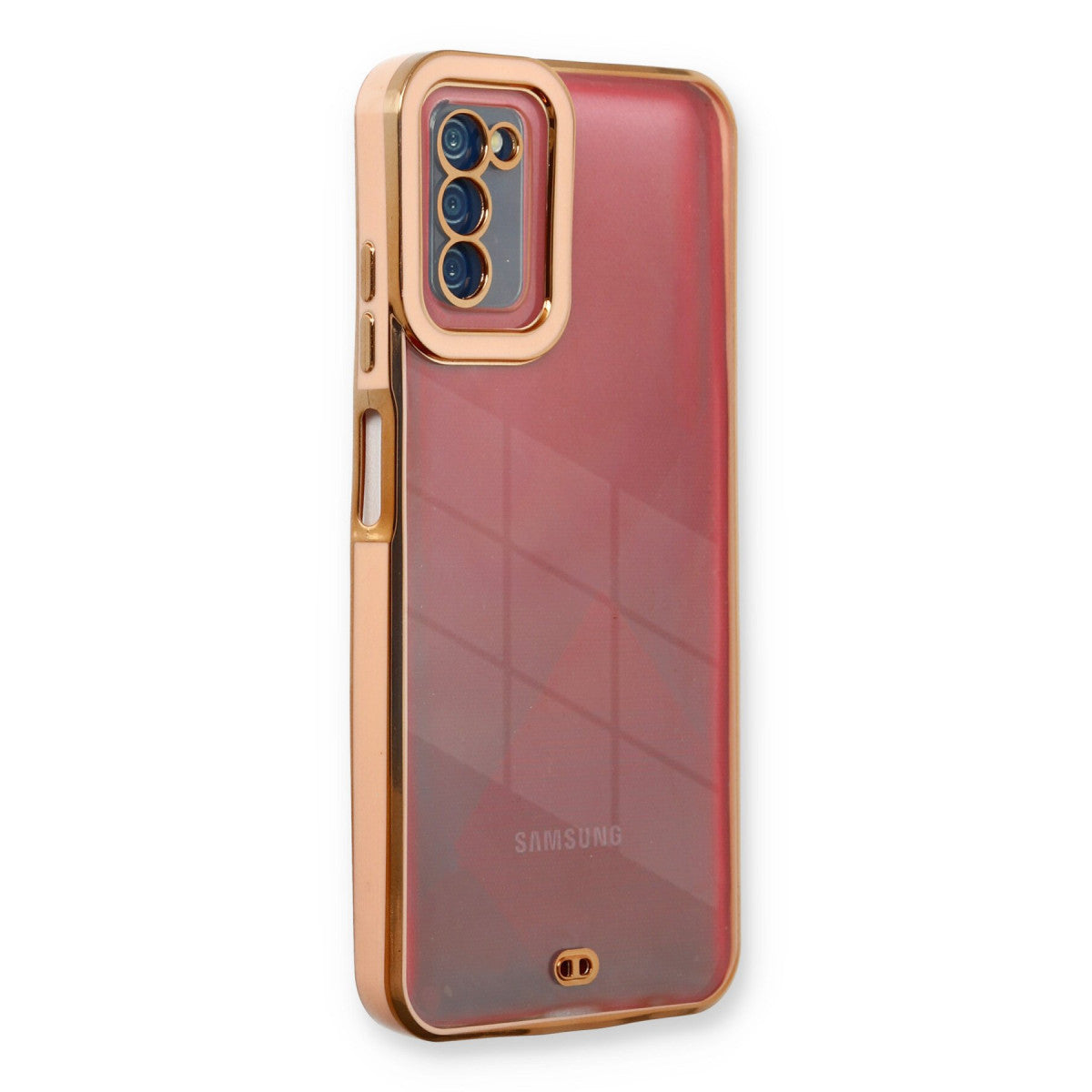 Newface Samsung Galaxy A03S Kılıf Liva Lens Silikon