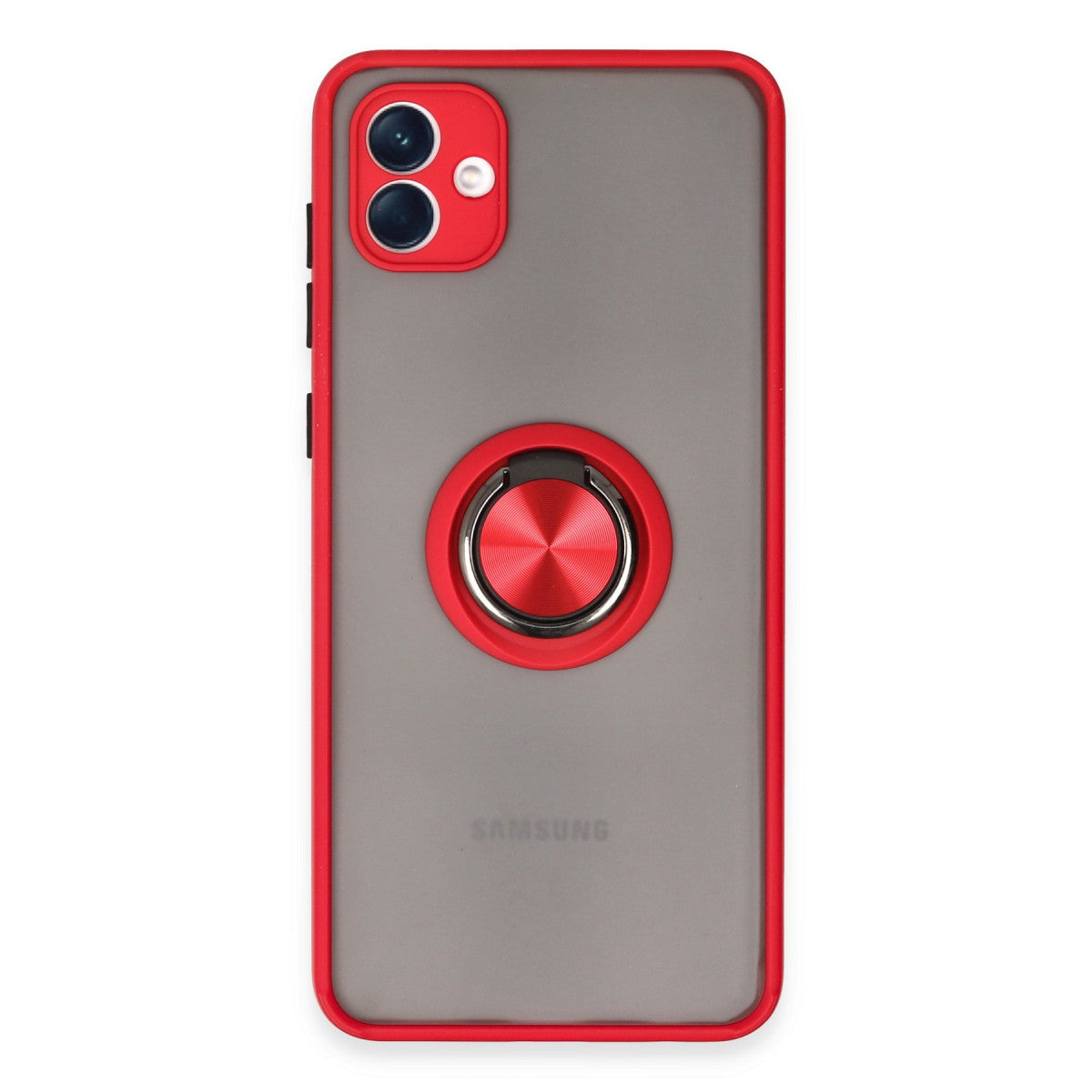 Newface Samsung Galaxy A04 Kılıf Montreal Yüzüklü Silikon Kapak