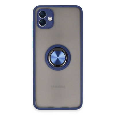 Newface Samsung Galaxy A04 Kılıf Montreal Yüzüklü Silikon Kapak