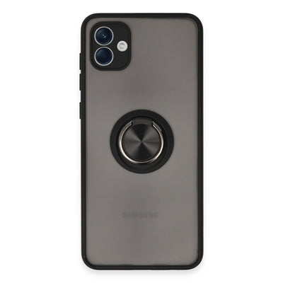 Newface Samsung Galaxy A04 Kılıf Montreal Yüzüklü Silikon Kapak