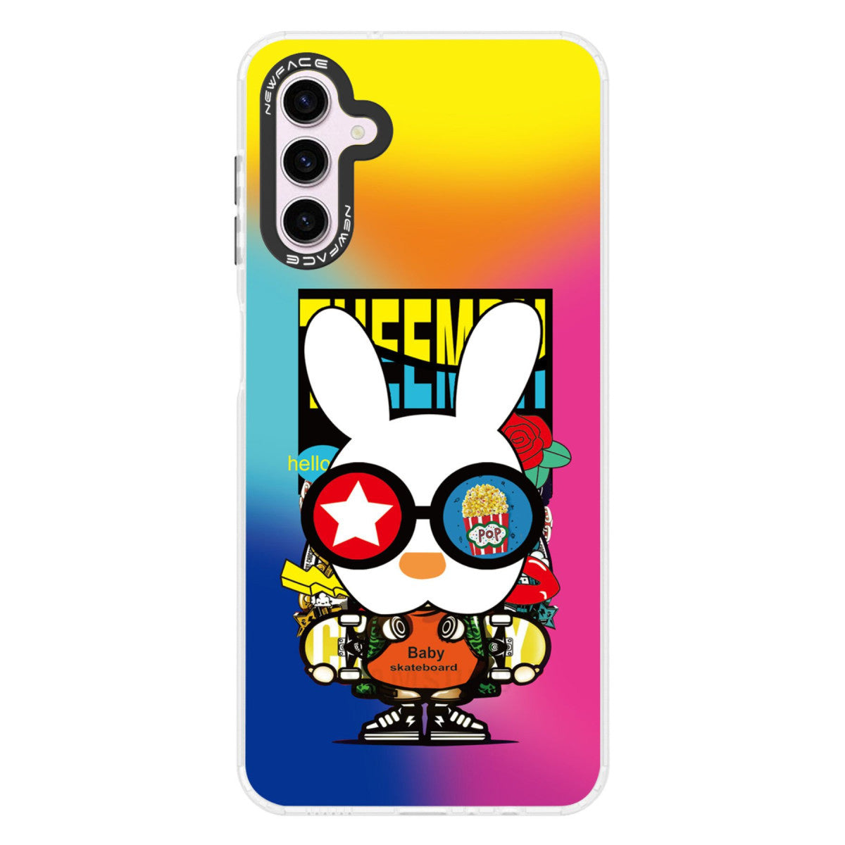 Newface Samsung Galaxy A04S Kılıf Estoril Desenli Kapak - Estoril