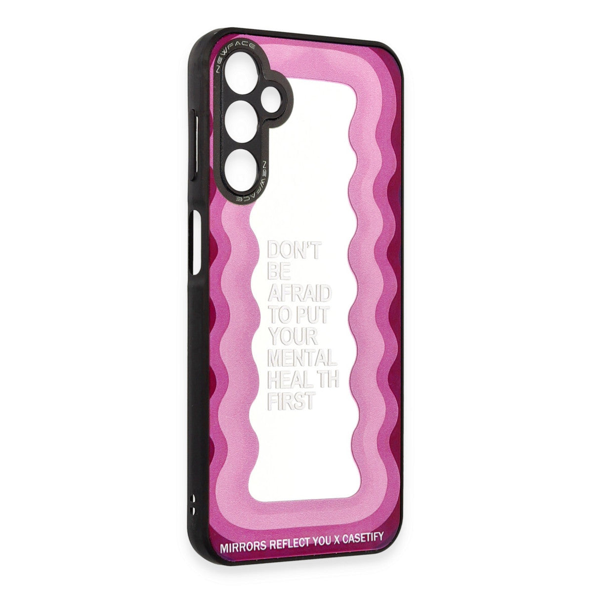 Newface Samsung Galaxy A04S Kılıf Mirror Desenli Kapak - Mirror