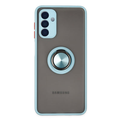 Newface Samsung Galaxy A04S Kılıf Montreal Yüzüklü Silikon Kapak