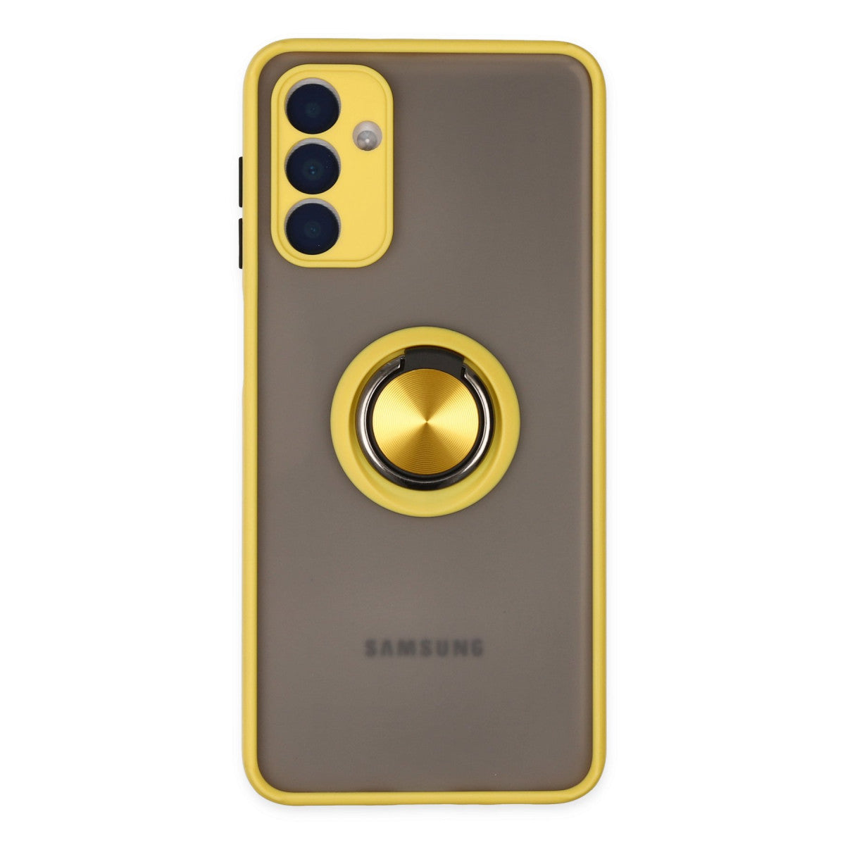 Newface Samsung Galaxy A04S Kılıf Montreal Yüzüklü Silikon Kapak