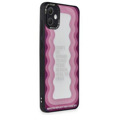 Newface Samsung Galaxy A05 Kılıf Mirror Desenli Kapak - Mirror
