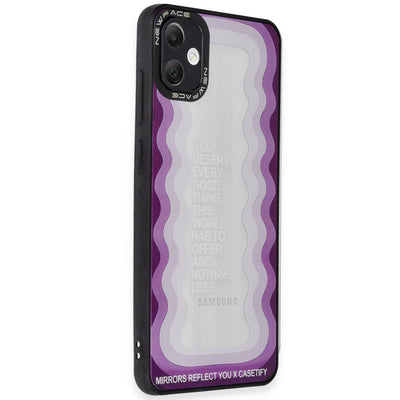 Newface Samsung Galaxy A05 Kılıf Mirror Desenli Kapak - Mirror
