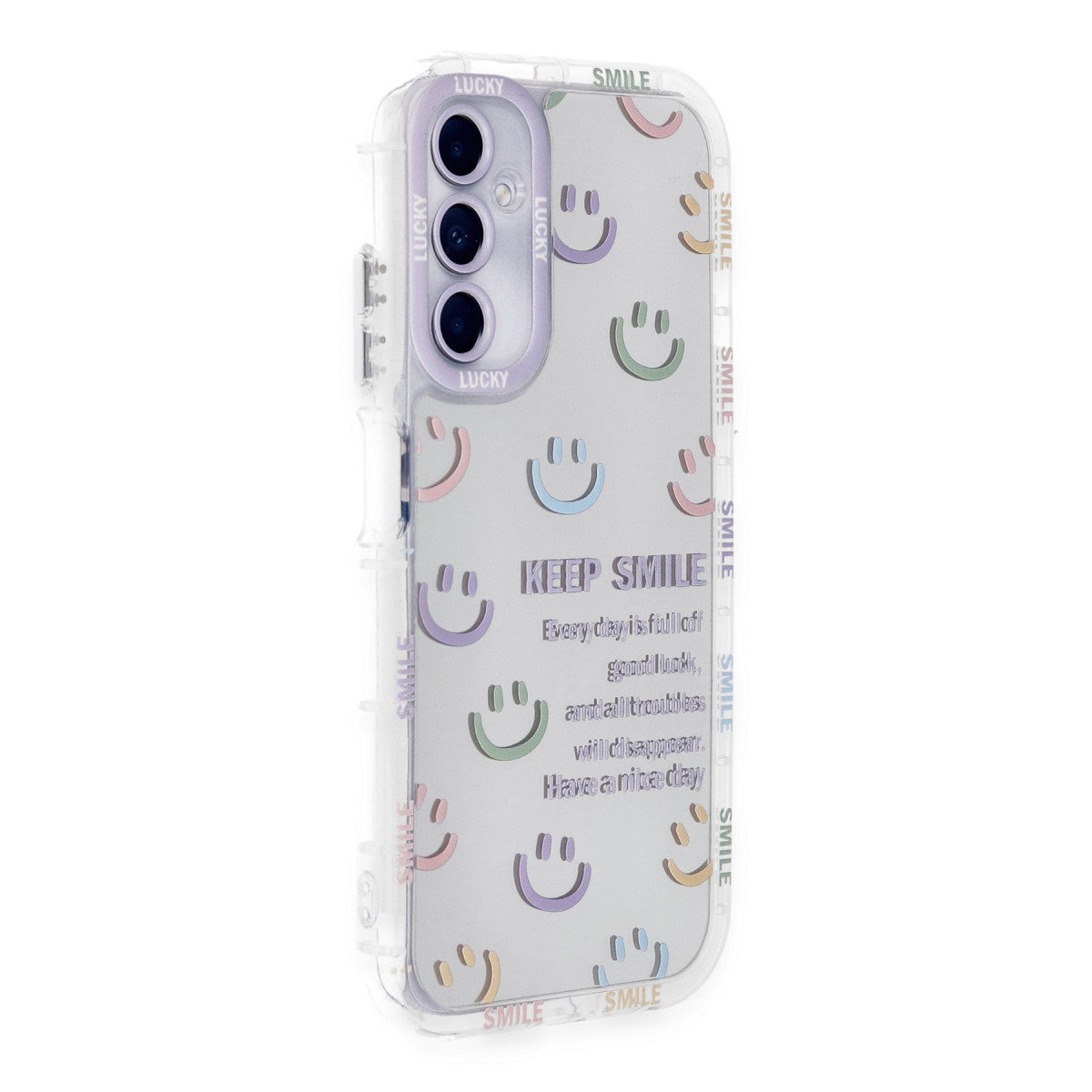 Newface Samsung Galaxy A05S Kılıf Reflexion Desenli Kapak