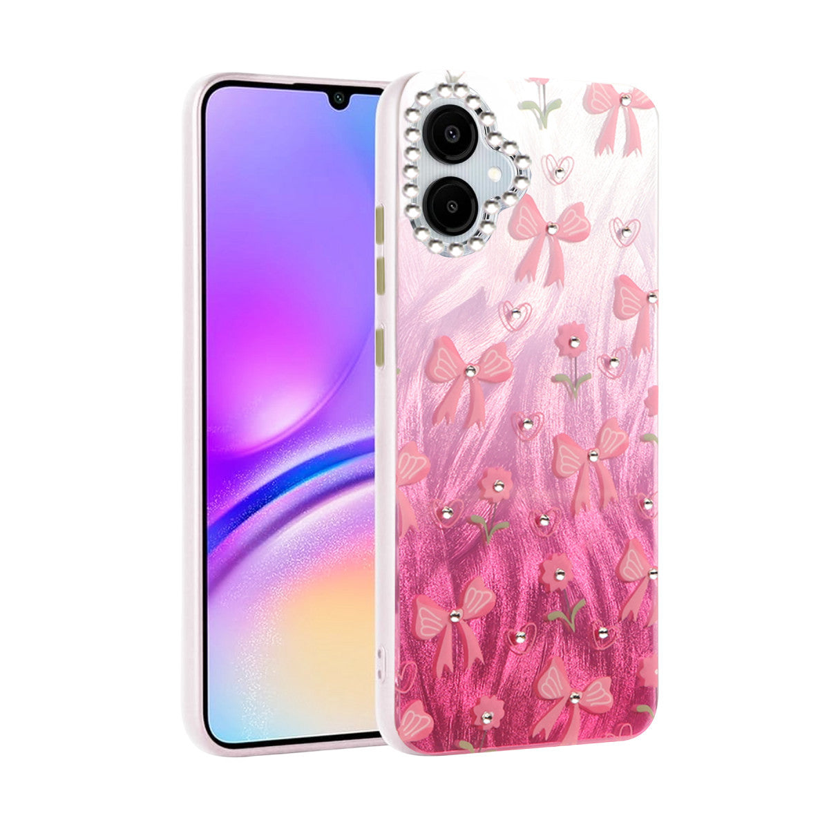 Newface Samsung Galaxy A06 Kılıf Blade Aynalı Desenli Kapak