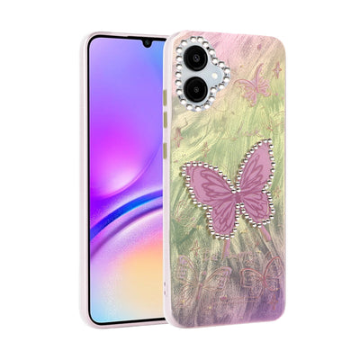 Newface Samsung Galaxy A06 Kılıf Blade Aynalı Desenli Kapak