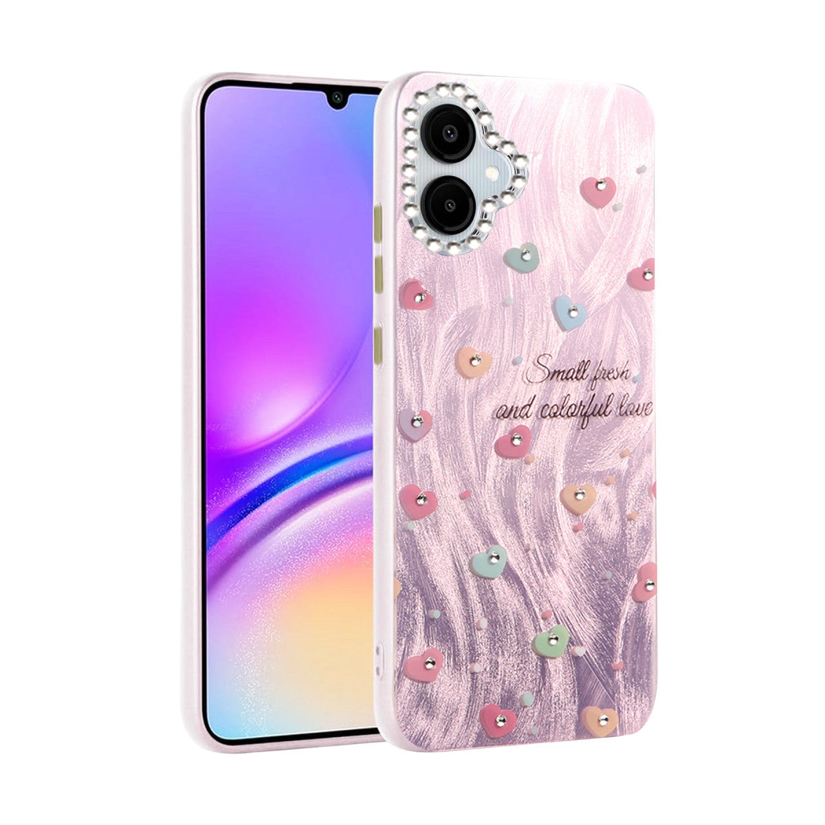 Newface Samsung Galaxy A06 Kılıf Blade Aynalı Desenli Kapak