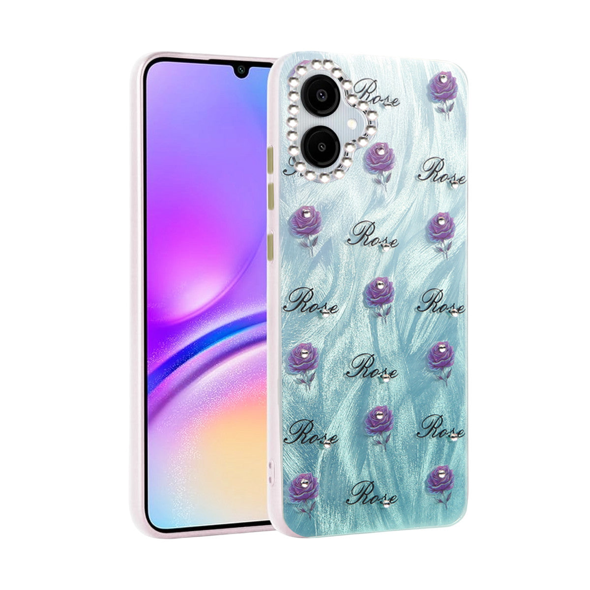 Newface Samsung Galaxy A06 Kılıf Blade Aynalı Desenli Kapak