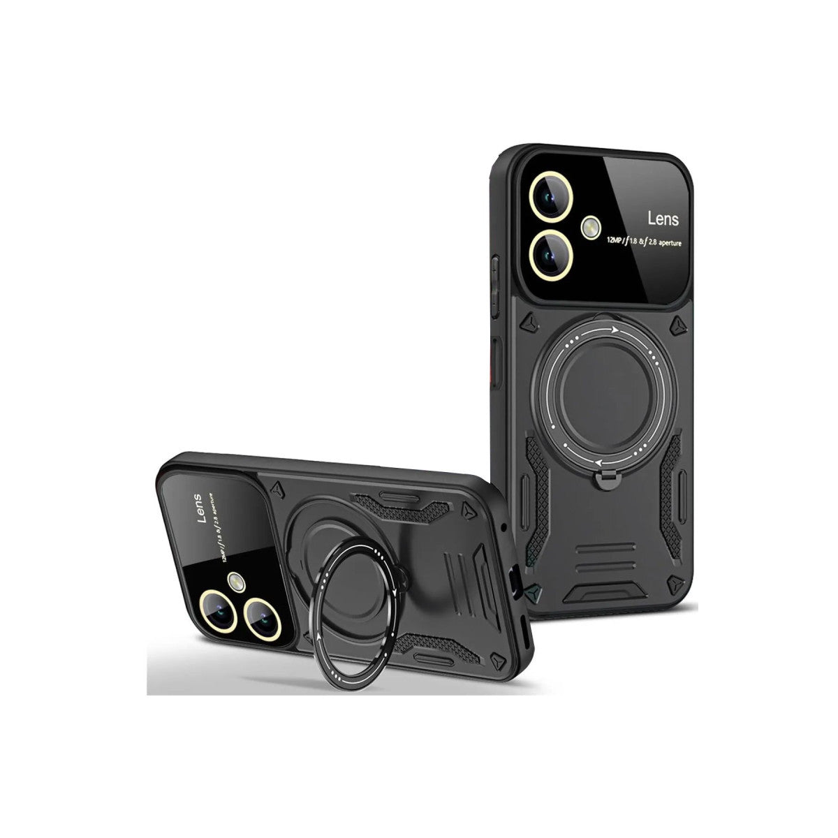Newface Samsung Galaxy A06 Kılıf Joy Lens Standlı Kapak