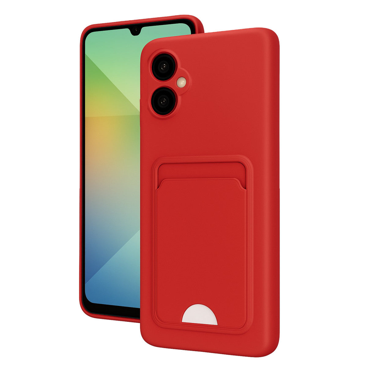 Newface Samsung Galaxy A06 Kılıf Kelvin Kartvizitli Silikon