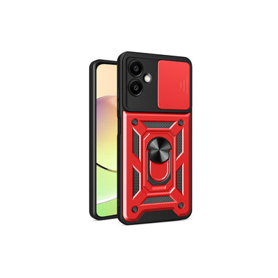 Newface Samsung Galaxy A06 Kılıf Pars Lens Yüzüklü Silikon