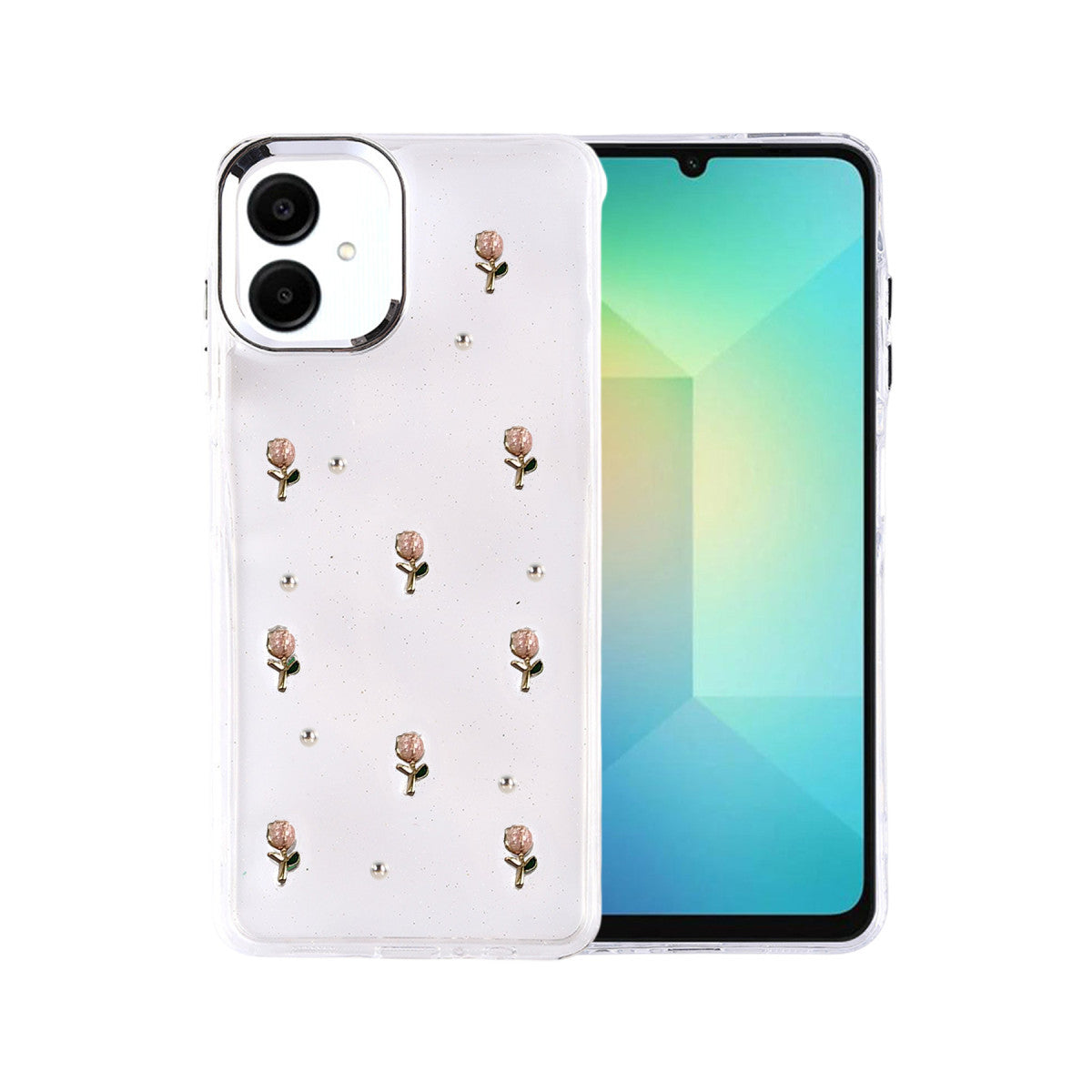 Newface Samsung Galaxy A07 4G Fiyonk Desenli Kapak