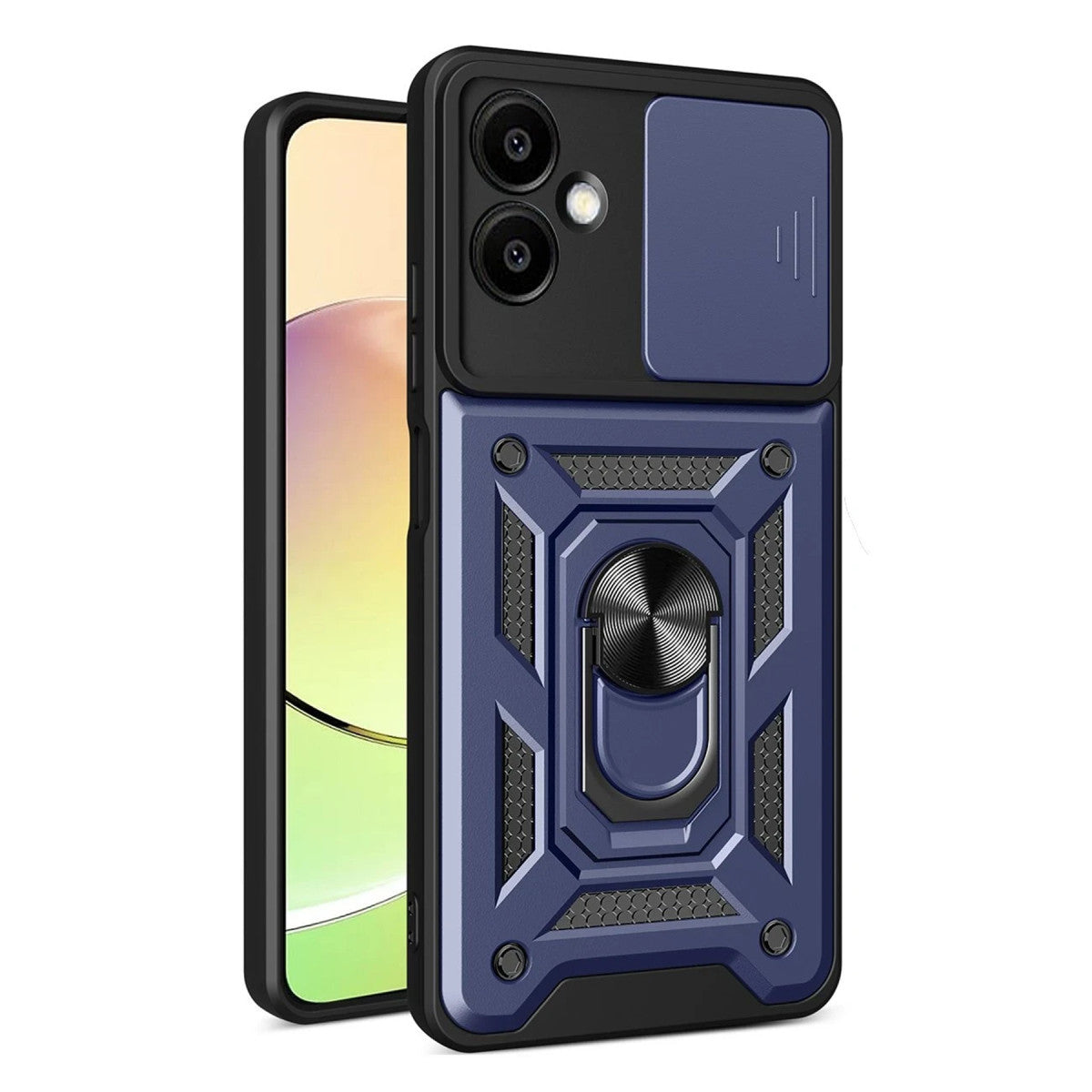 Newface Samsung Galaxy A07 4G Pars Lens Yüzüklü Silikon