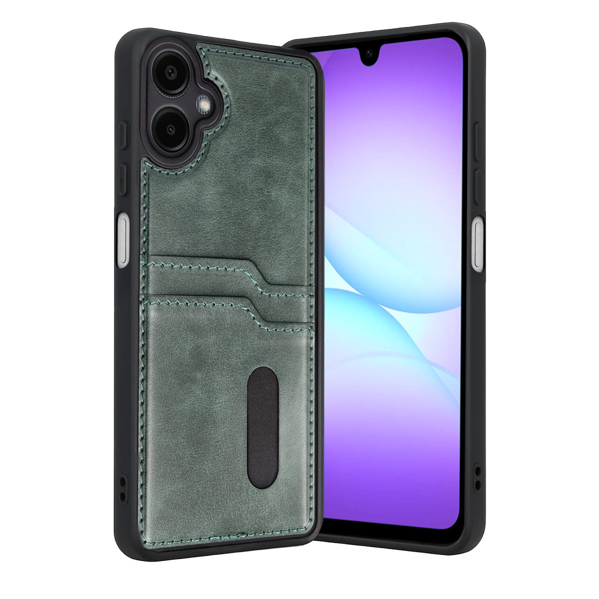 Newface Samsung Galaxy A07 4G Sara Kartvizitli Deri Kılıf