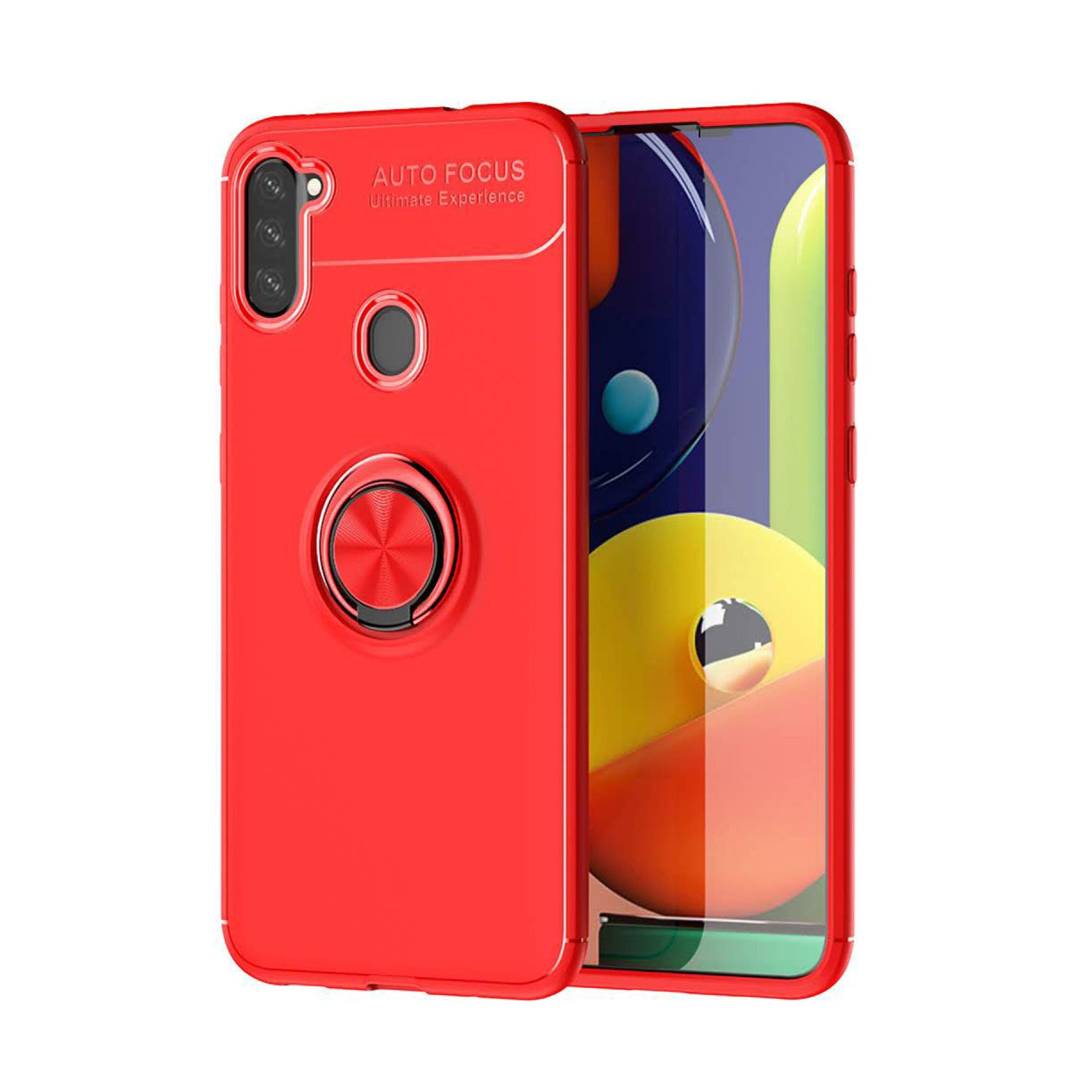 Newface Samsung Galaxy A11 Kılıf Range Yüzüklü Silikon