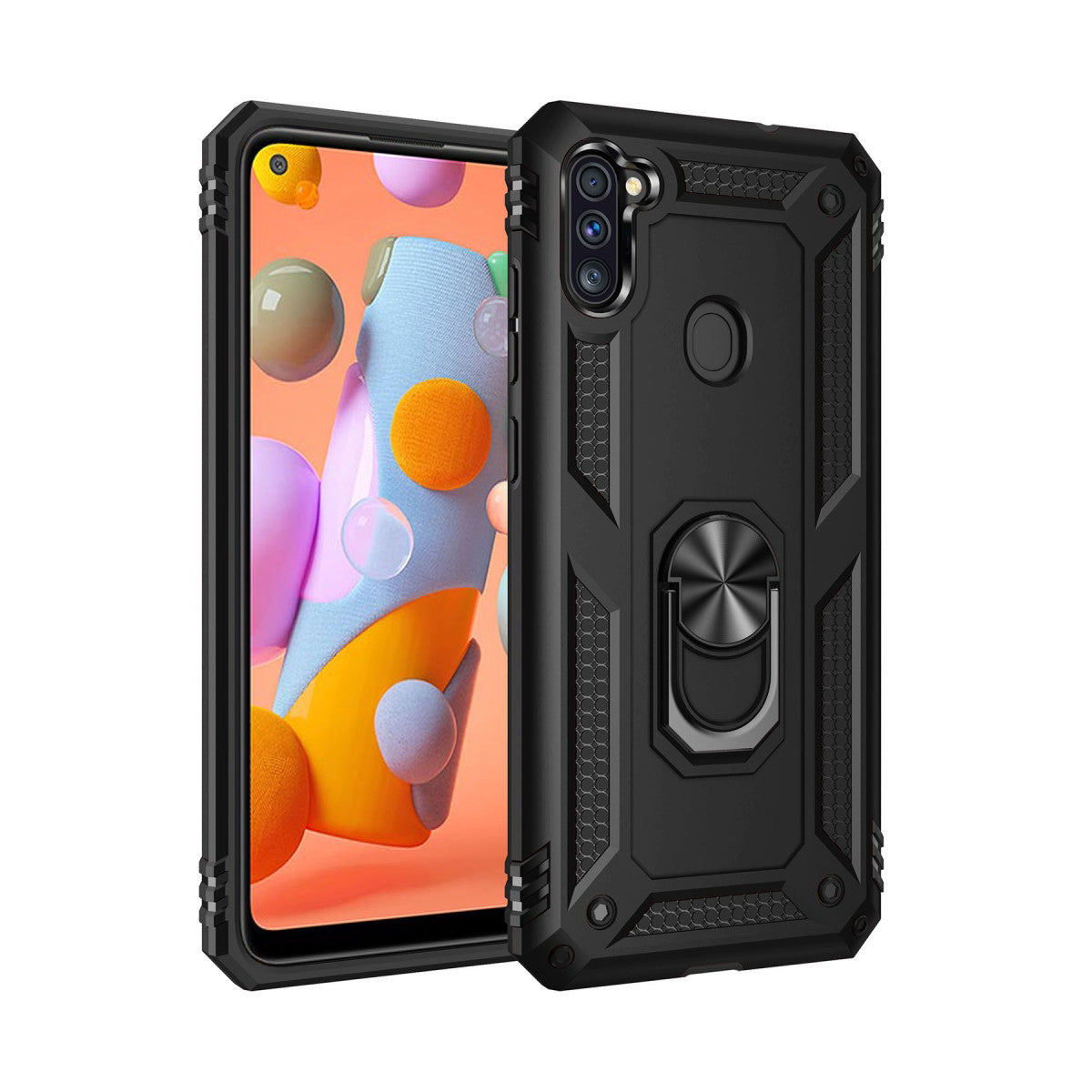 Newface Samsung Galaxy A11 Kılıf Sofya Yüzüklü Silikon Kapak