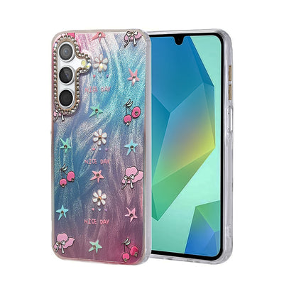 Newface Samsung Galaxy A14 4G Kılıf Blade Aynalı Desenli Kapak