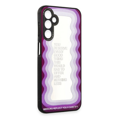 Newface Samsung Galaxy A14 4G Kılıf Mirror Desenli Kapak - Mirror