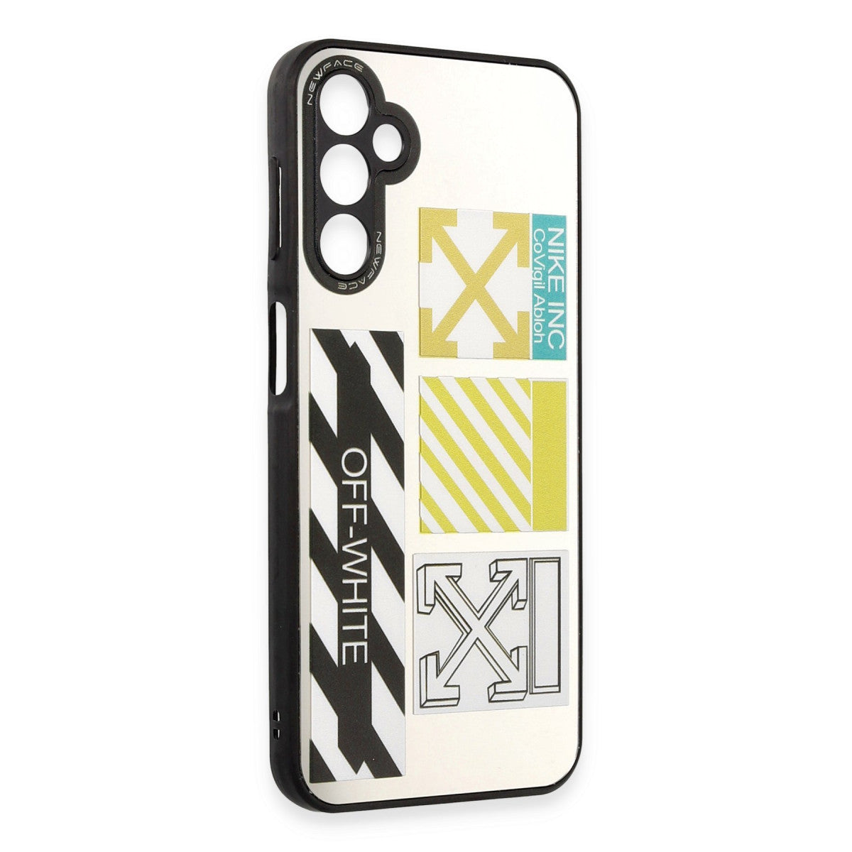 Newface Samsung Galaxy A14 4G Kılıf Mirror Desenli Kapak - Mirror