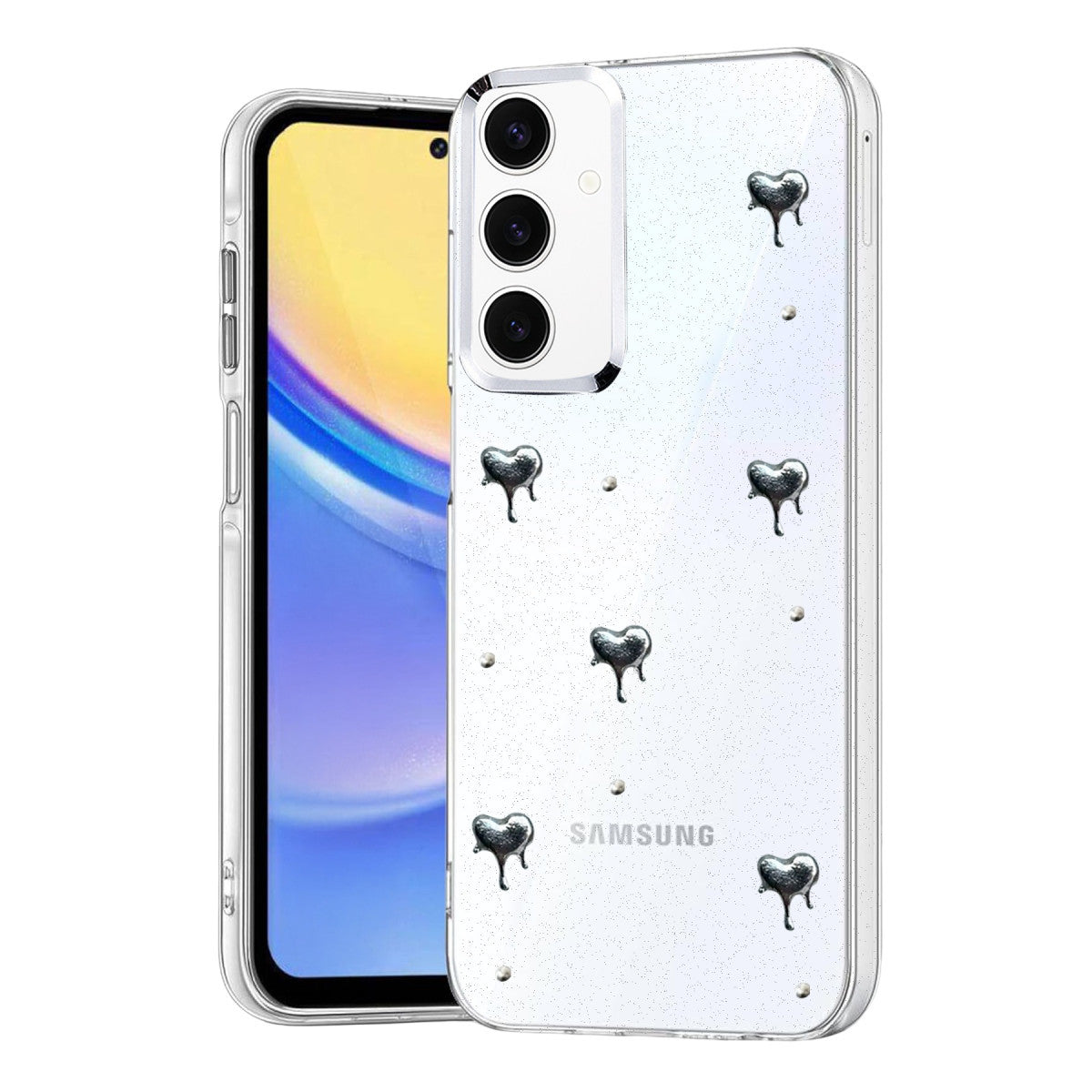 Newface Samsung Galaxy A15 4G Fiyonk Desenli Kapak