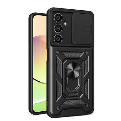 Newface Samsung Galaxy A15 4G Kılıf Pars Lens Yüzüklü Silikon