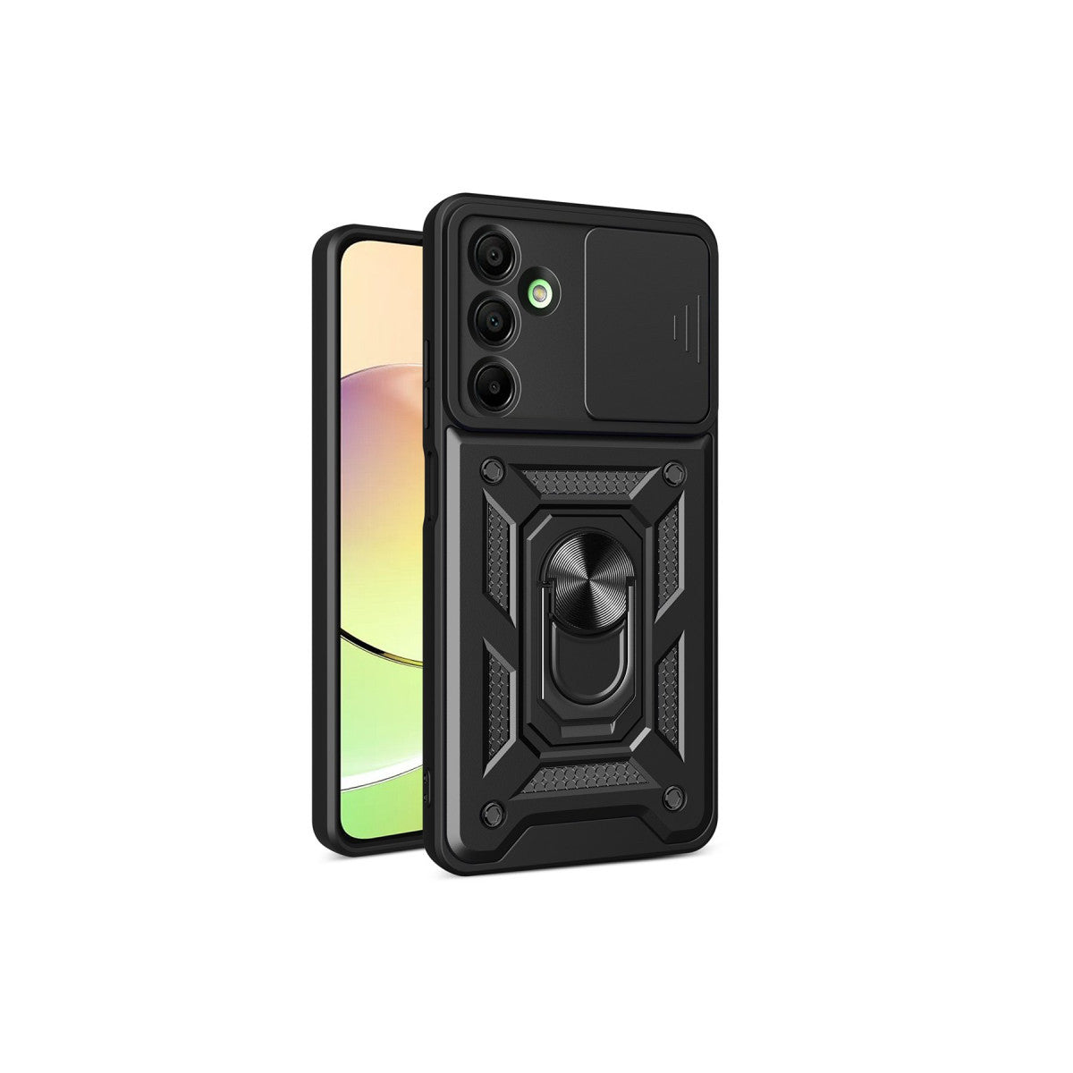Newface Samsung Galaxy A16 5G Kılıf Pars Lens Yüzüklü Silikon