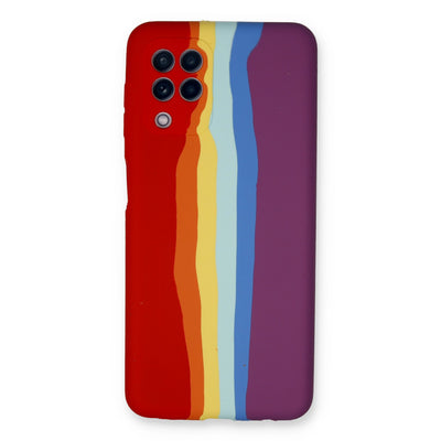 Newface Samsung Galaxy A22 Kılıf Ebruli Lansman Silikon