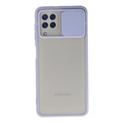 Newface Samsung Galaxy A22 Kılıf Palm Buzlu Kamera Sürgülü Silikon