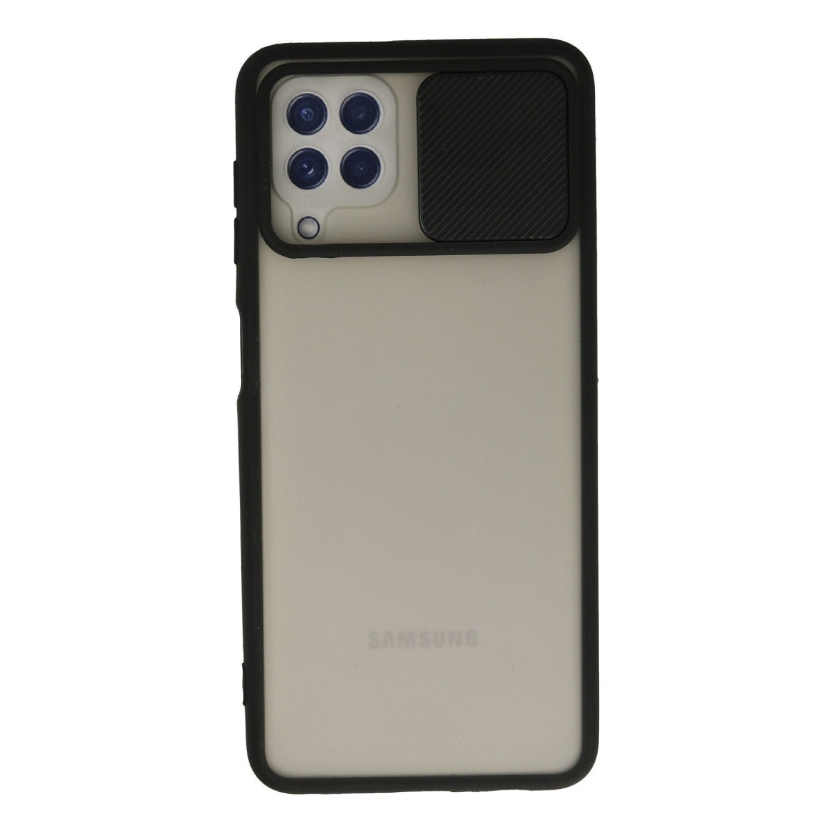Newface Samsung Galaxy A22 Kılıf Palm Buzlu Kamera Sürgülü Silikon