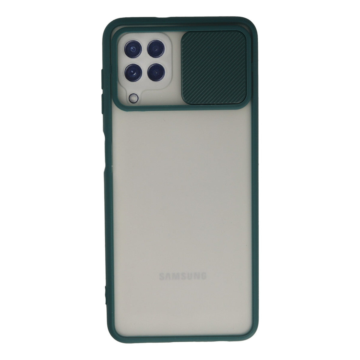 Newface Samsung Galaxy A22 Kılıf Palm Buzlu Kamera Sürgülü Silikon