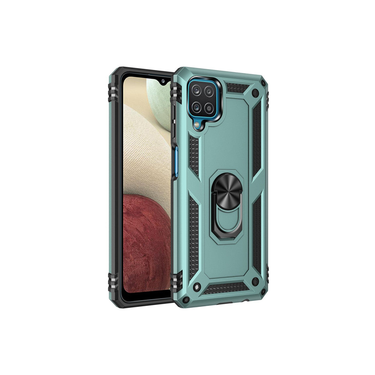 Newface Samsung Galaxy A22 Kılıf Sofya Yüzüklü Silikon Kapak