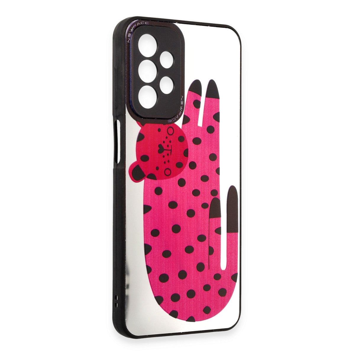Newface Samsung Galaxy A23 4G Kılıf Mirror Desenli Kapak - Mirror