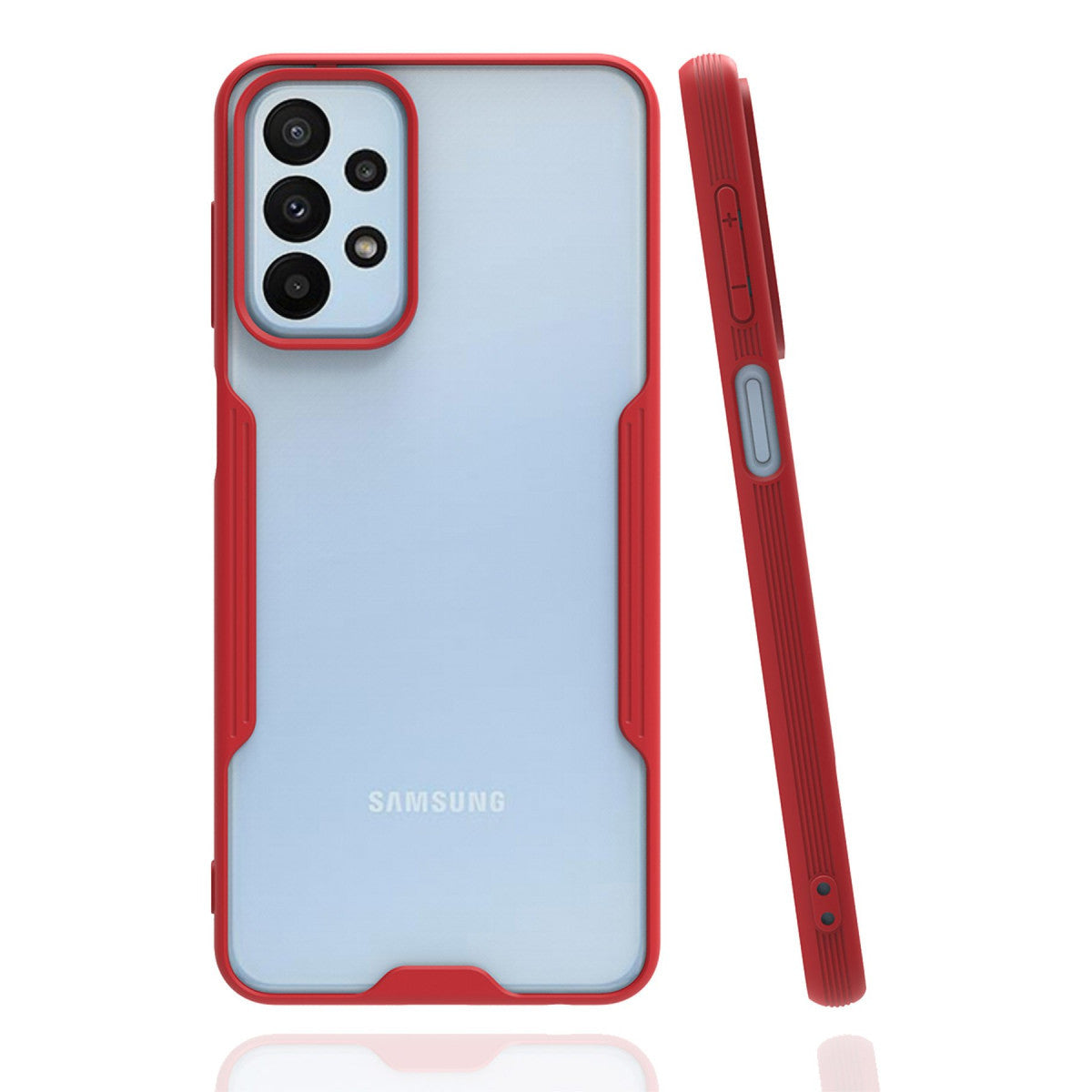 Newface Samsung Galaxy A23 4G Kılıf Platin Silikon
