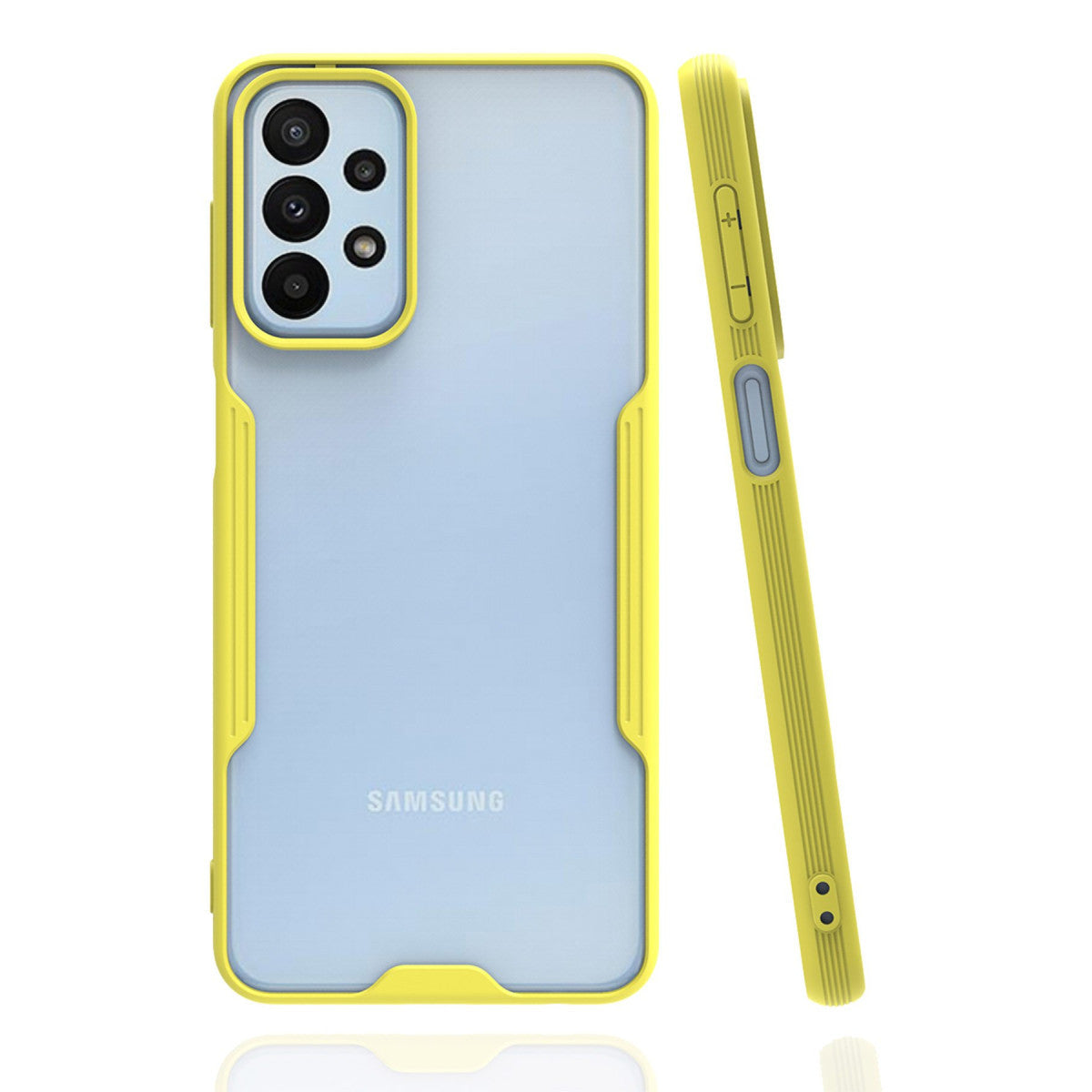 Newface Samsung Galaxy A23 4G Kılıf Platin Silikon