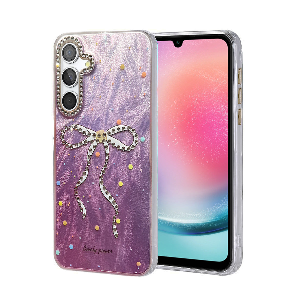 Newface Samsung Galaxy A24 4G Kılıf Blade Aynalı Desenli Kapak