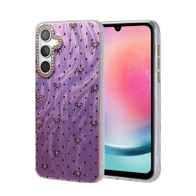 Newface Samsung Galaxy A24 4G Kılıf Blade Aynalı Desenli Kapak