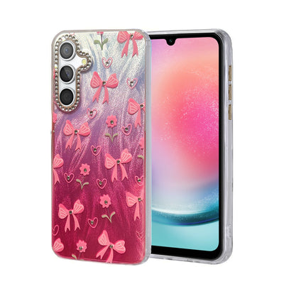 Newface Samsung Galaxy A24 4G Kılıf Blade Aynalı Desenli Kapak