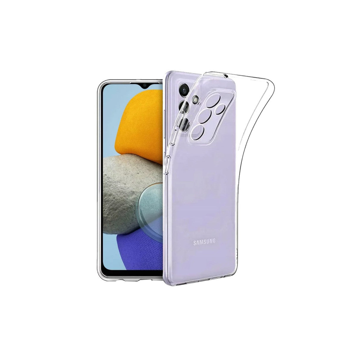 Newface Samsung Galaxy A24 4G Kılıf Lüx Şeffaf Silikon