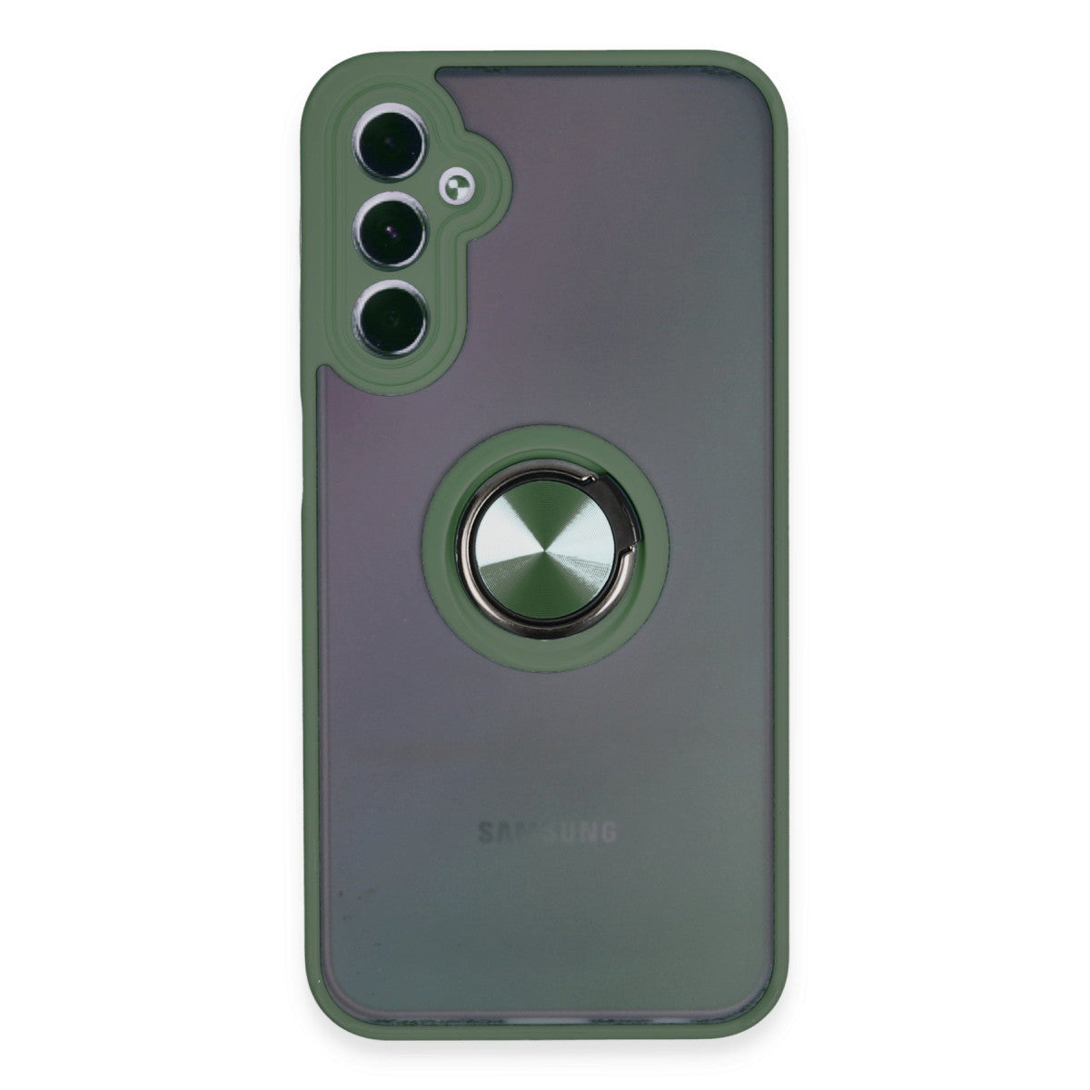 Newface Samsung Galaxy A24 4G Kılıf Montreal Yüzüklü Silikon Kapak