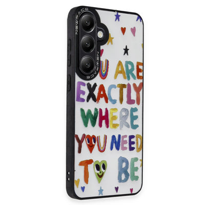 Newface Samsung Galaxy A25 5G Kılıf Mirror Desenli Kapak - Mirror
