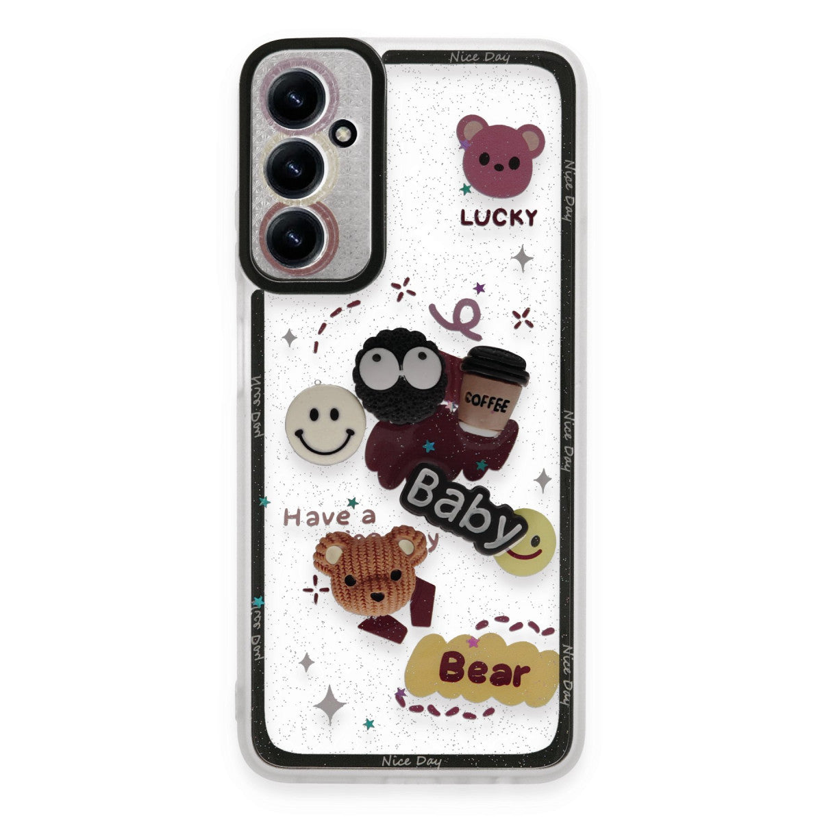 Newface Samsung Galaxy A25 5G Kılıf Sweet Desenli Silikon Kapak