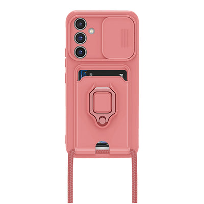 Newface Samsung Galaxy A25 5G Kılıf Zuma Kartvizitli Yüzüklü Silikon