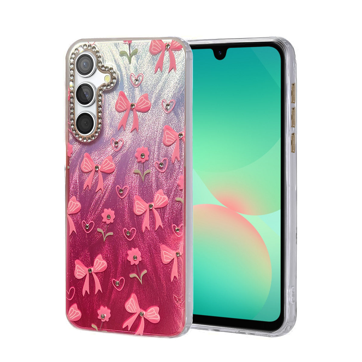 Newface Samsung Galaxy A26 Kılıf Blade Aynalı Desenli Kapak