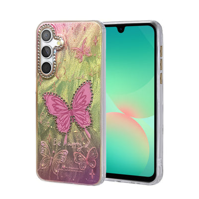Newface Samsung Galaxy A26 Kılıf Blade Aynalı Desenli Kapak