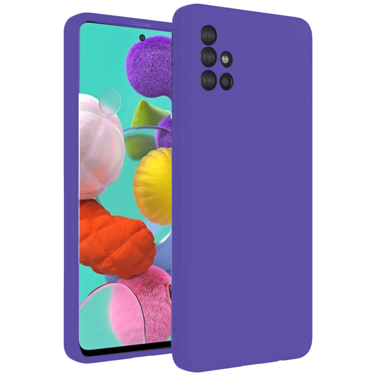 Newface Samsung Galaxy A31 Kılıf Nano içi Kadife Silikon