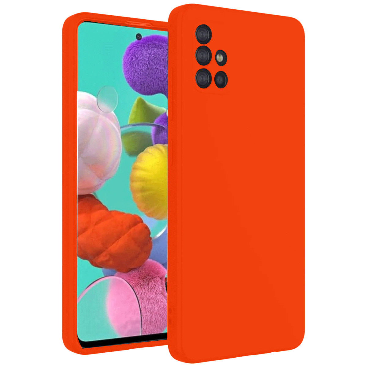Newface Samsung Galaxy A31 Kılıf Nano içi Kadife Silikon